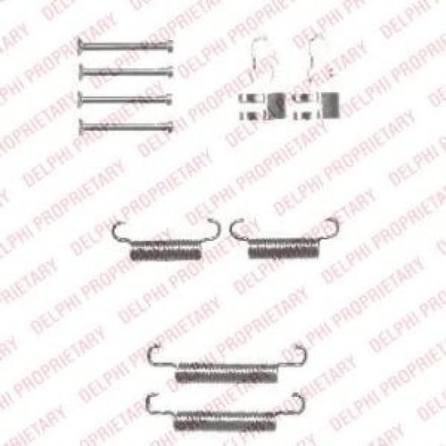 Set accesorii, saboti frana parcare IVECO DAILY IV autobasculanta (2006 - 2011) DELPHI LY1333 piesa ...