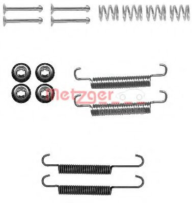 Set accesorii, saboti frana parcare KIA CEED Hatchback (ED) (2006 - 2012) METZGER 105-0893 piesa NOU...