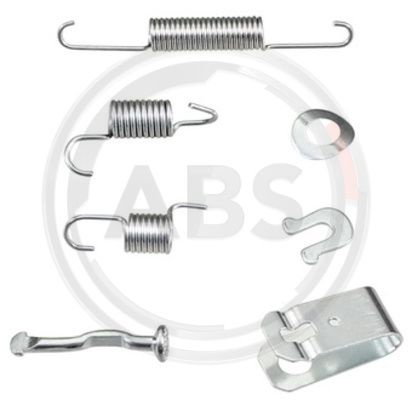 Set accesorii, saboti frana parcare puntea spate (0028Q ABS) NISSAN,SUBARU