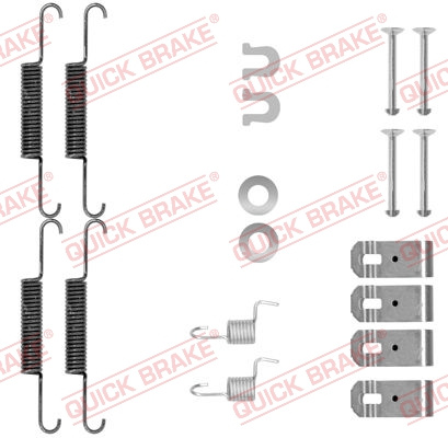 Set accesorii, saboti frana parcare puntea spate (1050895 QBK) HONDA