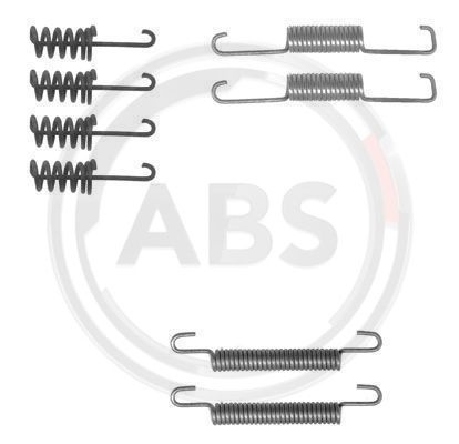 Set accesorii, saboti frana parcare puntea spate (0774Q ABS) MERCEDES-BENZ,VW