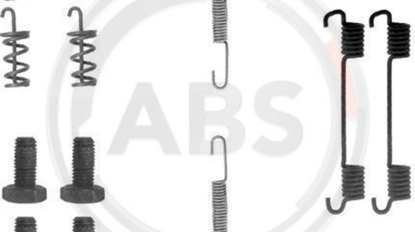 Set accesorii, saboti frana parcare puntea spate (0622Q ABS) MERCEDES-BENZ
