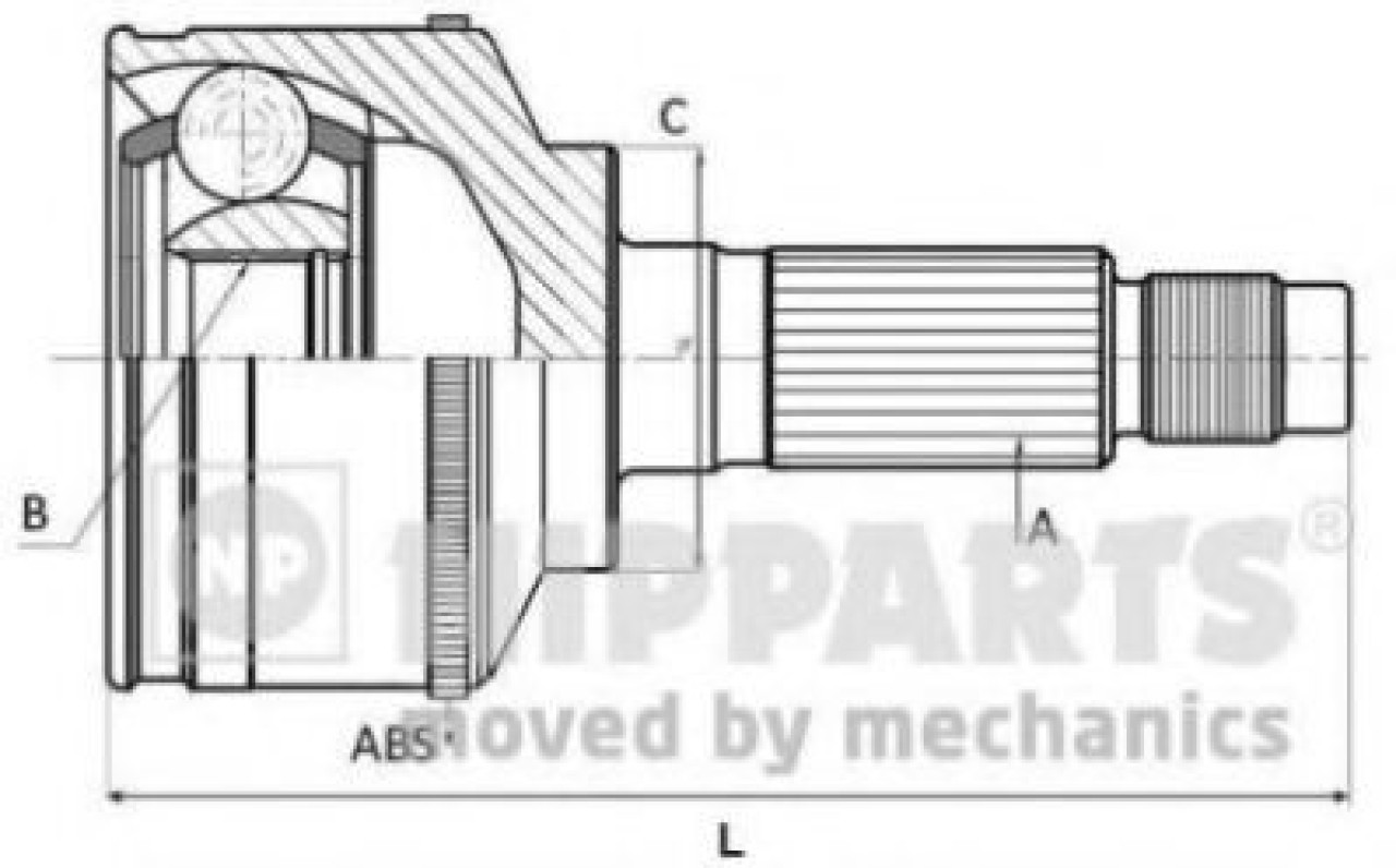 Set articulatie, planetara HONDA CR-V II (RD) (2001 - 2006) NIPPARTS J2824129 piesa NOUA