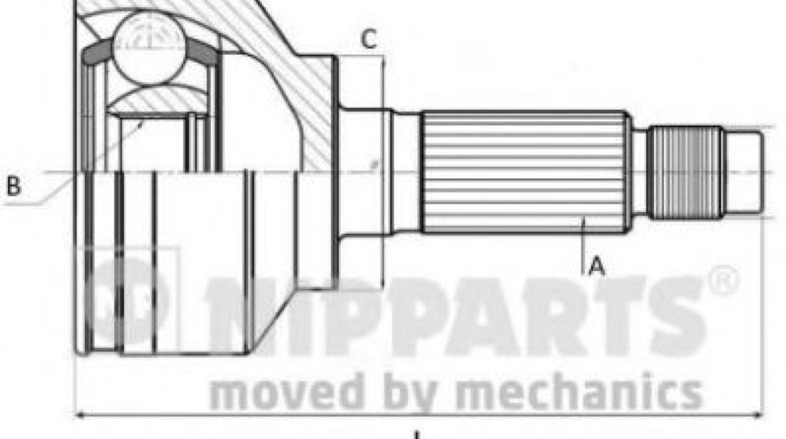 Set articulatie, planetara MAZDA PREMACY (CP) (1999 - 2005) NIPPARTS J2823030 piesa NOUA