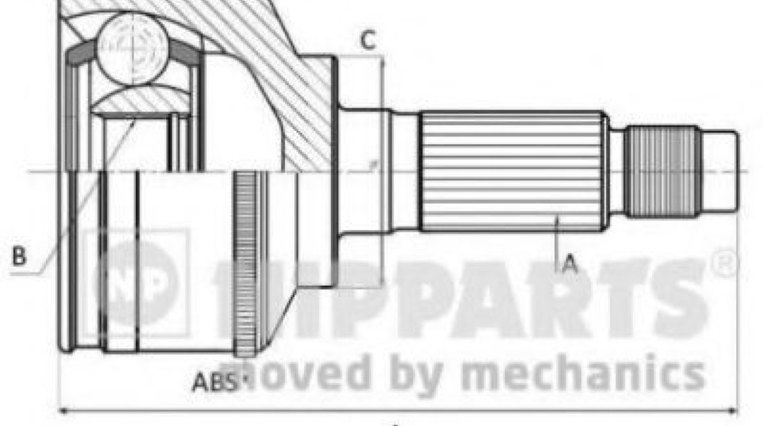 Set articulatie, planetara MITSUBISHI CARISMA limuzina (DA) (1996 - 2006) NIPPARTS J2825132 piesa NOUA