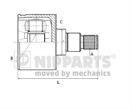 Set Articulatie, Planetara Nipparts General Motors N2830900