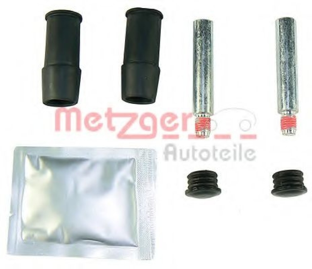 Set bucsi de ghidaj, etrier frana BMW Seria 5 (E60) (2003 - 2010) METZGER 113-1441X piesa NOUA