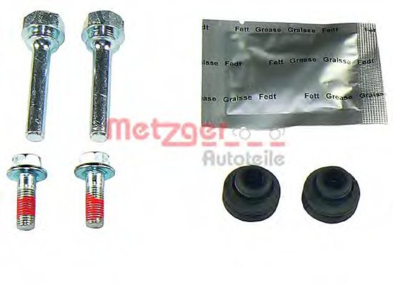 Set bucsi de ghidaj, etrier frana KIA RIO III (UB) (2011 - 2016) METZGER 113-1437X piesa NOUA