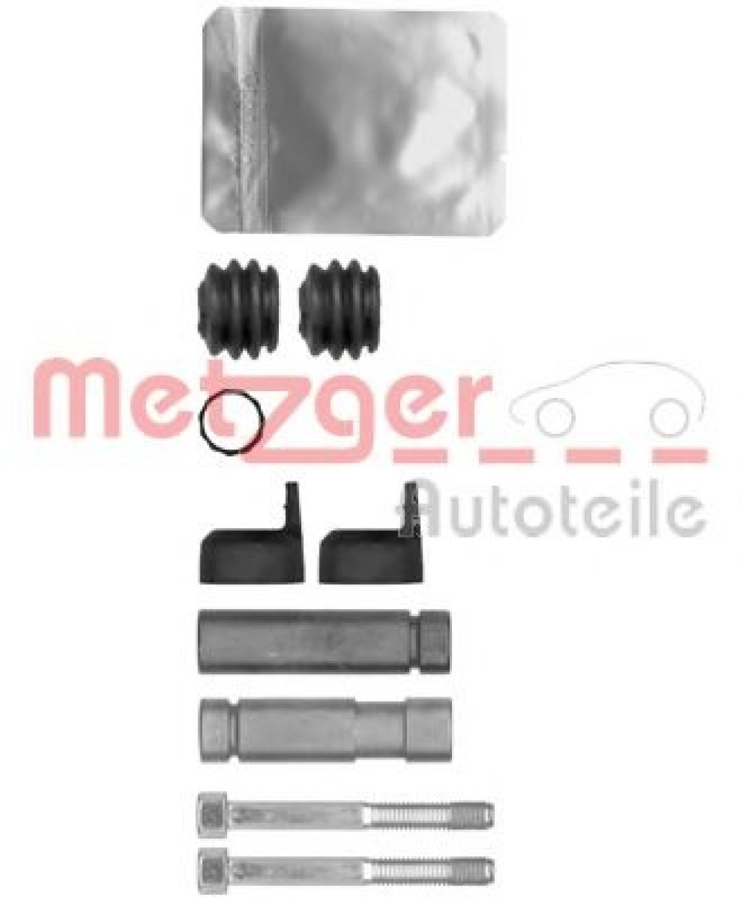 Set bucsi de ghidaj, etrier frana MERCEDES SPRINTER 3-t caroserie (906) (2006 - 2016) METZGER 113-1499X piesa NOUA