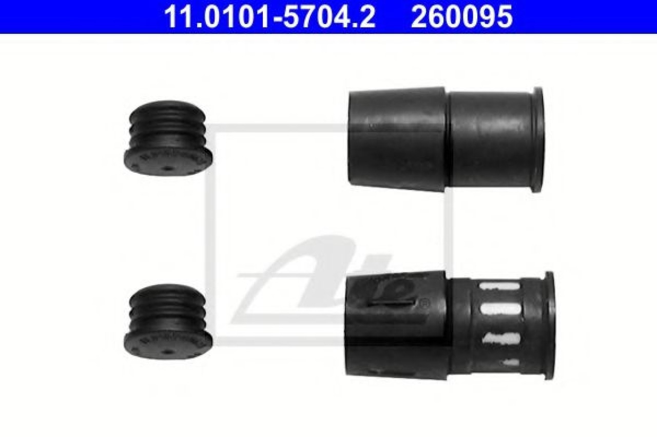 Set bucsi de ghidaj, etrier frana RENAULT LATITUDE (L70) (2010 - 2016) ATE 11.0101-5704.2 piesa NOUA