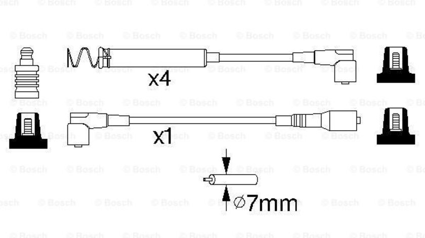 Set cablaj aprindere (0986356746 BOSCH) HOLDEN,OPEL,VAUXHALL