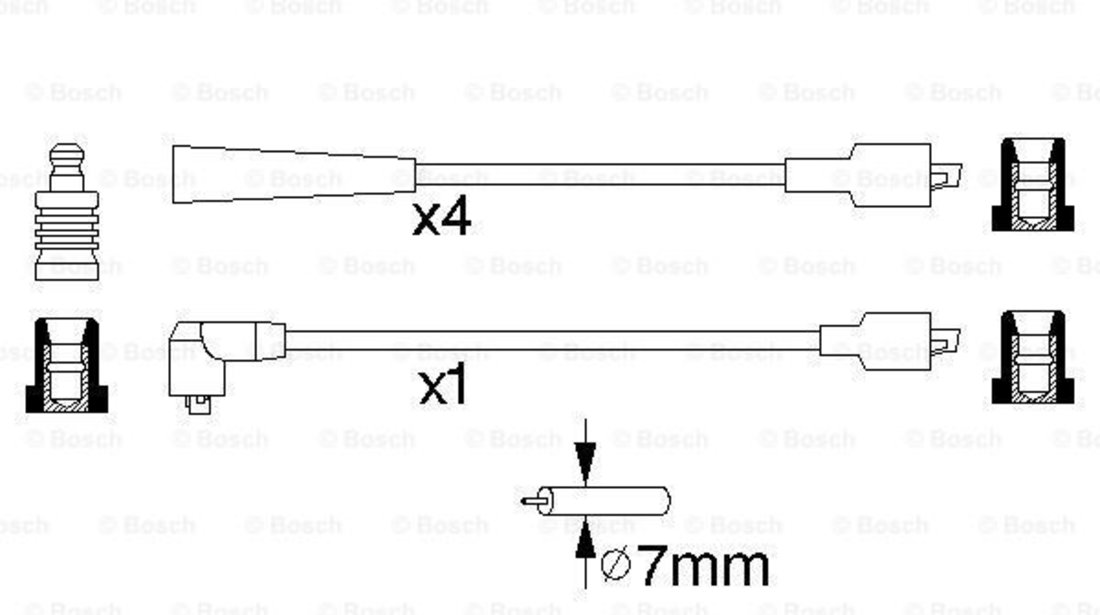 Set cablaj aprindere (0986357131 BOSCH) LANCIA