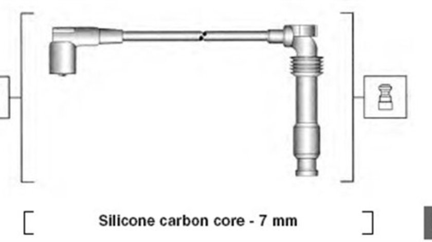 Set cablaj aprindere (941125320684 MAGNETI MARELLI) OPEL,VAUXHALL