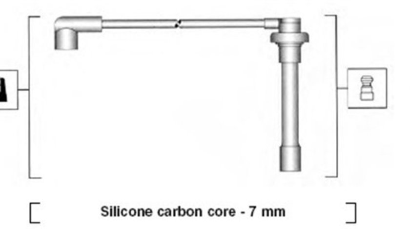 Set cablaj aprindere (941315050892 MAGNETI MARELLI) HONDA
