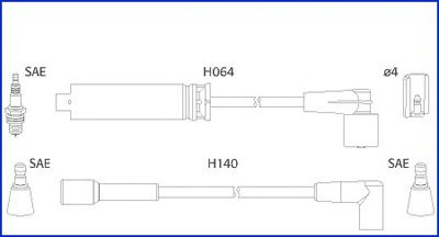 Set cablaj aprindere CHEVROLET KALOS (2005 - 2016) HITACHI 134239 piesa NOUA