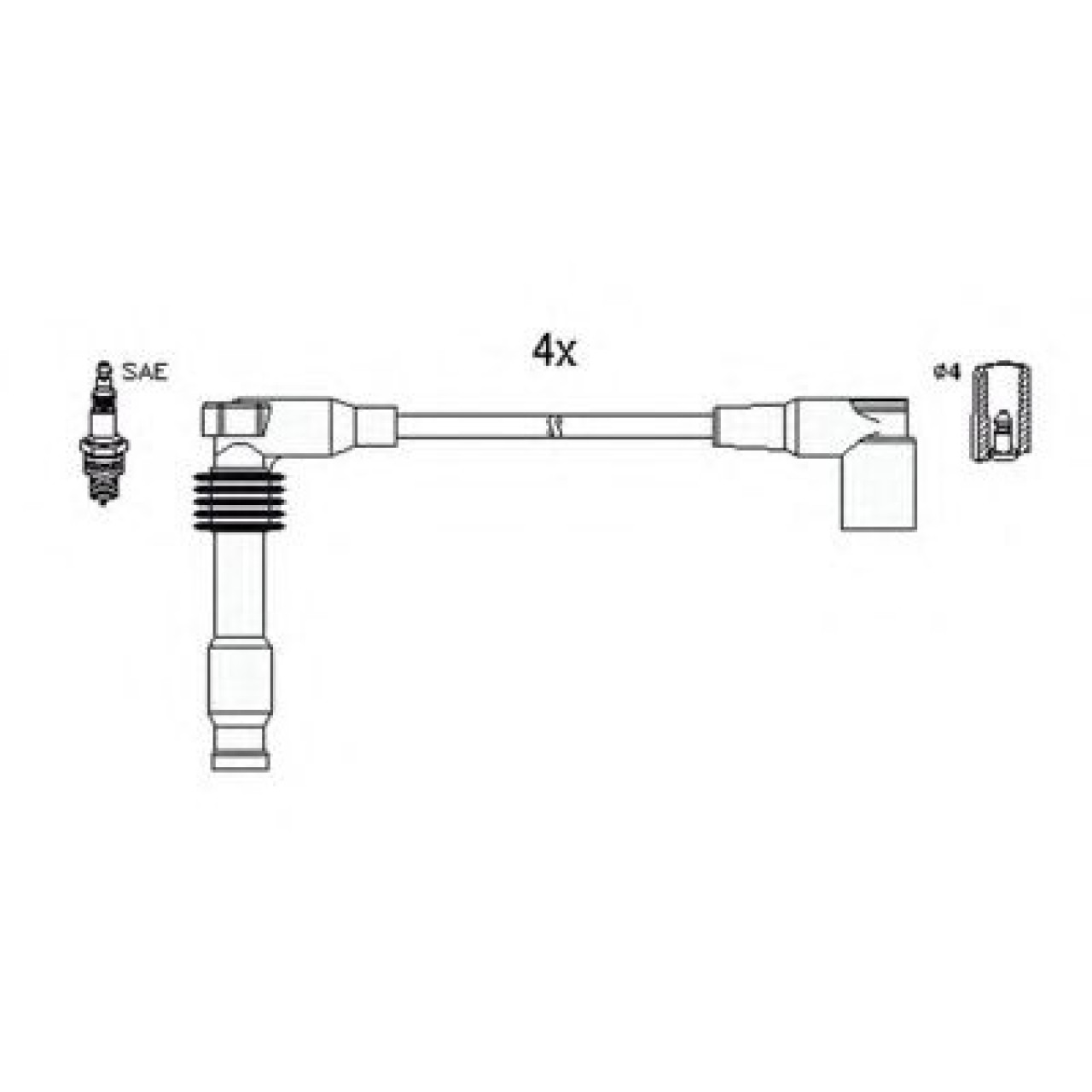 Set cablaj aprindere DAEWOO NUBIRA Break (KLAJ) (1997 - 2016) HITACHI 134759 piesa NOUA