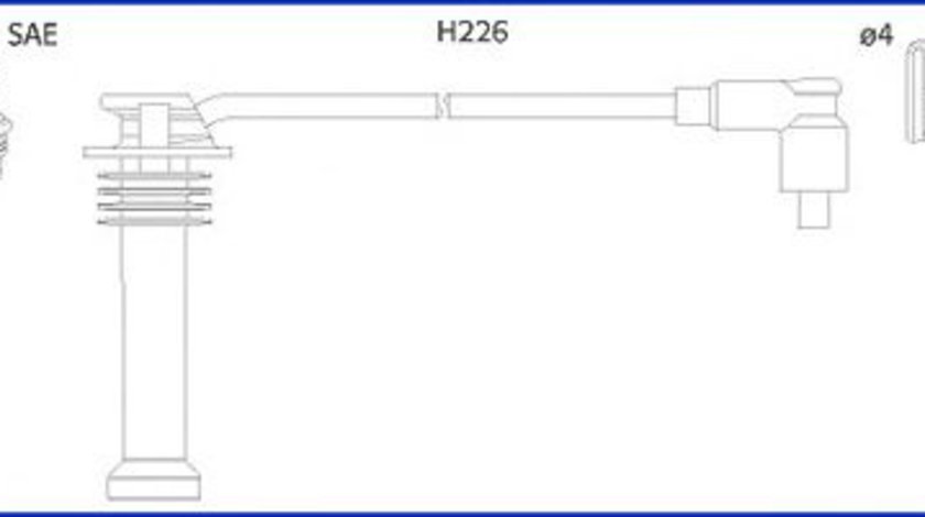 Set cablaj aprindere FORD MONDEO II Limuzina (BFP) (1996 - 2000) HITACHI 134672 piesa NOUA