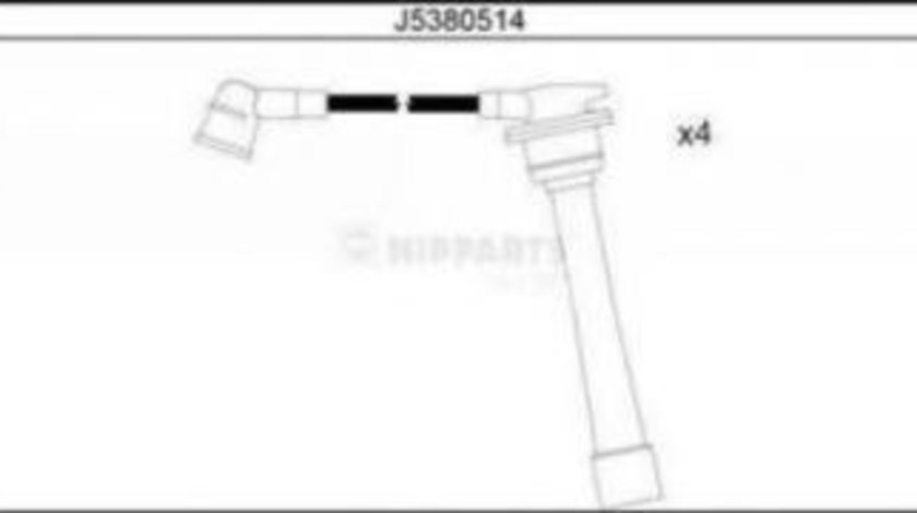 Set cablaj aprindere HYUNDAI TRAJET (FO) (2000 - 2008) NIPPARTS J5380514 piesa NOUA