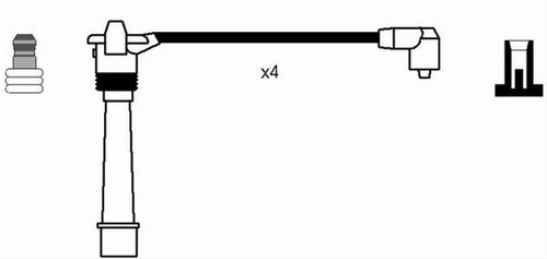 Set Cablaj Aprindere Ngk Lancia 2995