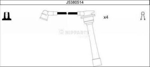 Set Cablaj Aprindere Nipparts Hyundai J5380514