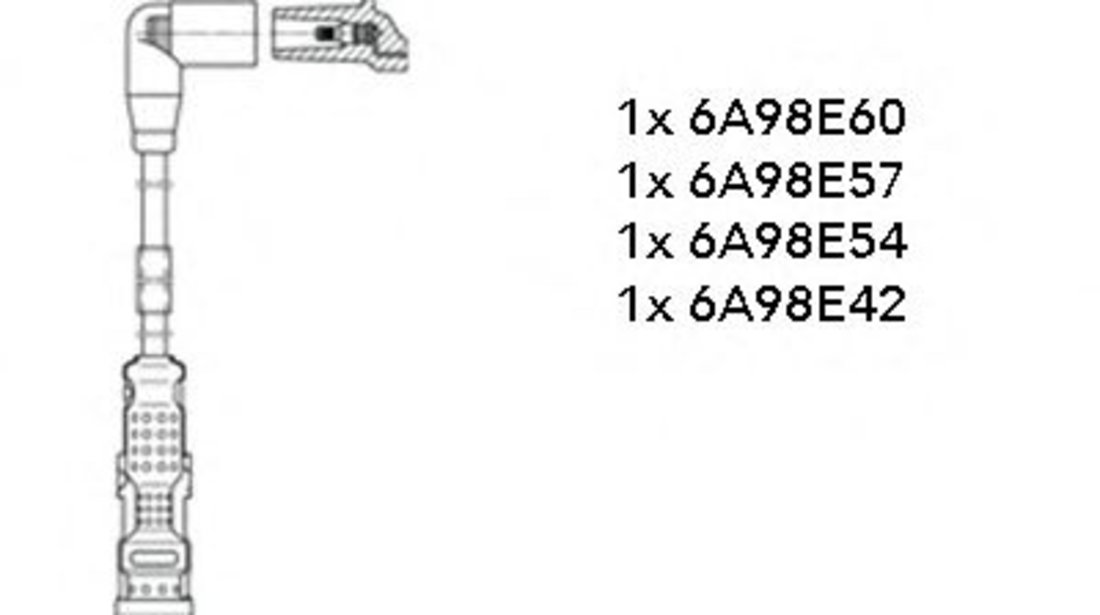 Set cablaj aprindere SEAT IBIZA V (6J5, 6P1) (2008 - 2016) BREMI 9A30B200 piesa NOUA