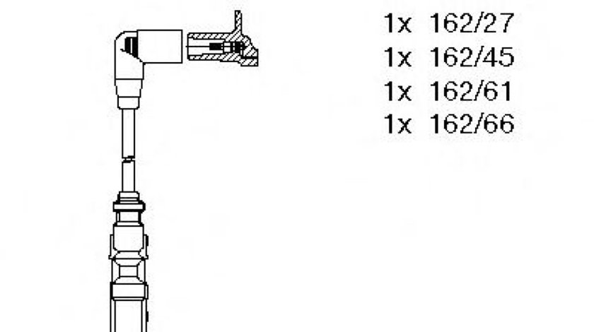 Set cablaj aprindere VW BORA (1J2) (1998 - 2005) BREMI 223H200 piesa NOUA