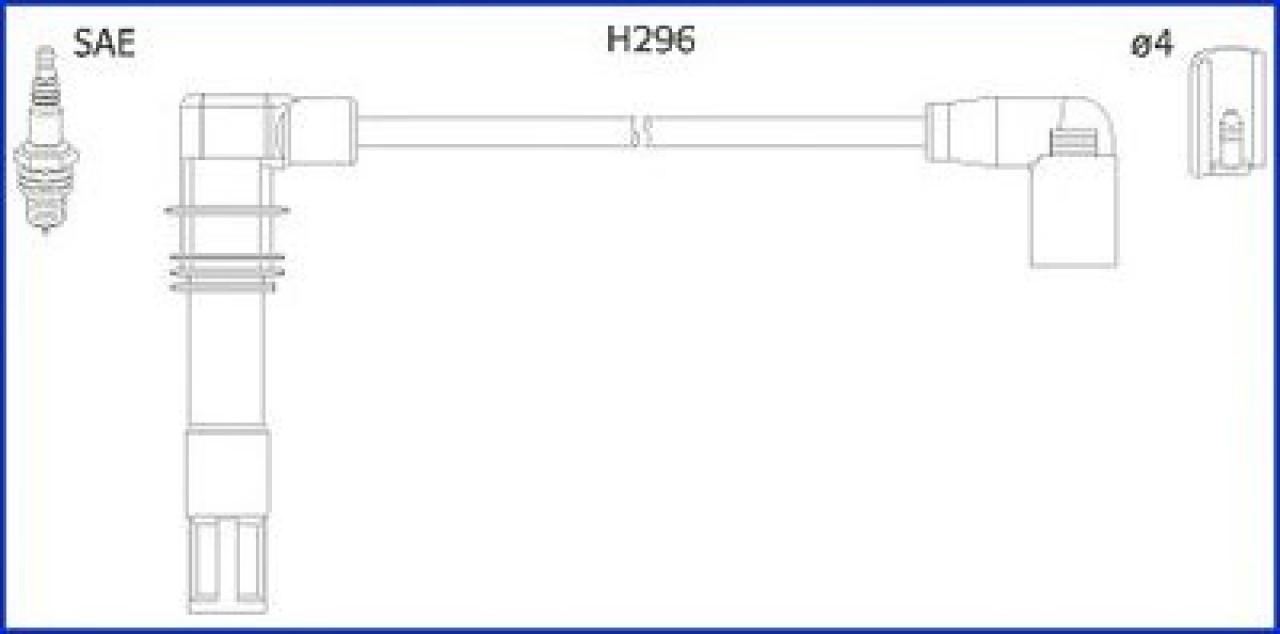 Set cablaj aprindere VW POLO (6N1) (1994 - 1999) HITACHI 134797 piesa NOUA