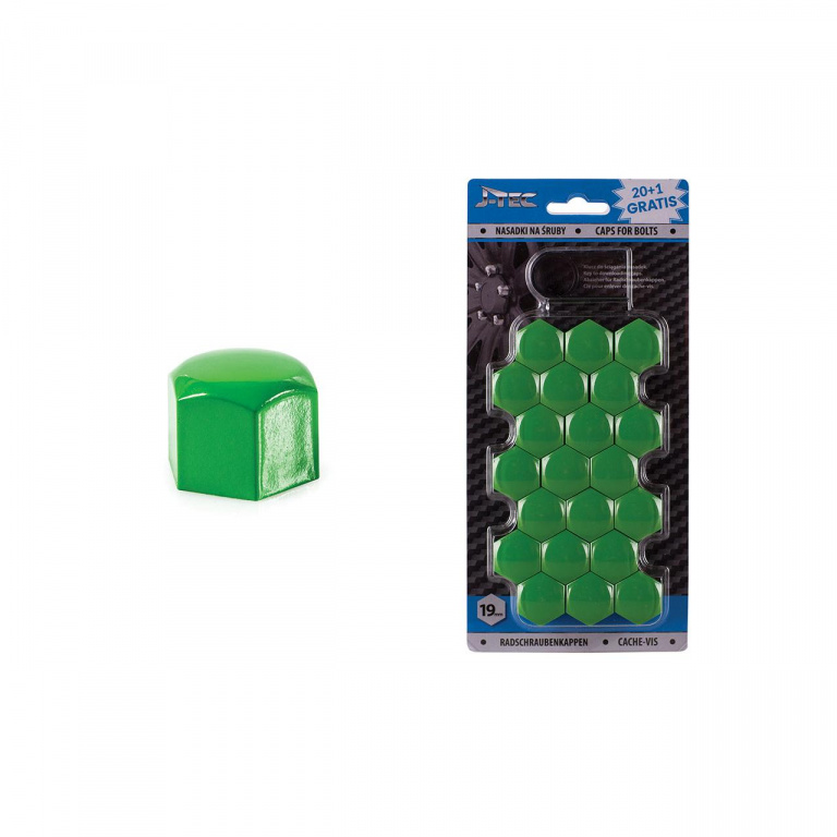 Set capace prezoane 19 mm, culoare Verde AVX-AMG21307