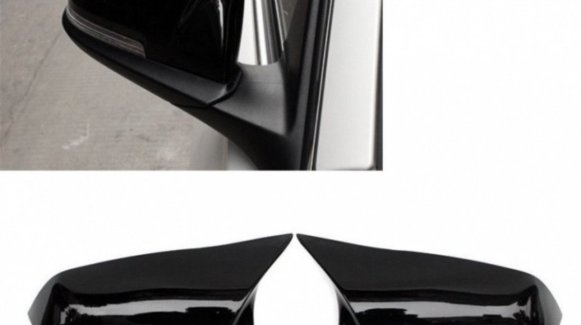 Set Carcase Capace Oglinzi Bmw Seria 4 F36 2014→ M Look Gloss Black 8029 Negru