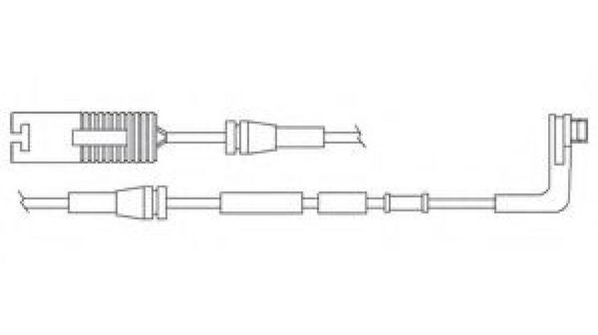 Set contacte avertizare, uzura placuta frana BMW Seria 3 Cupe (E92) (2006 - 2013) DELPHI LZ0178 piesa NOUA