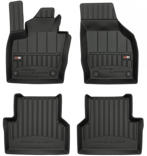 Set Covorase Auto Cauciuc Negro Audi Q3 2011-2018 Pro Line Tip Tavita 3D 3D407664