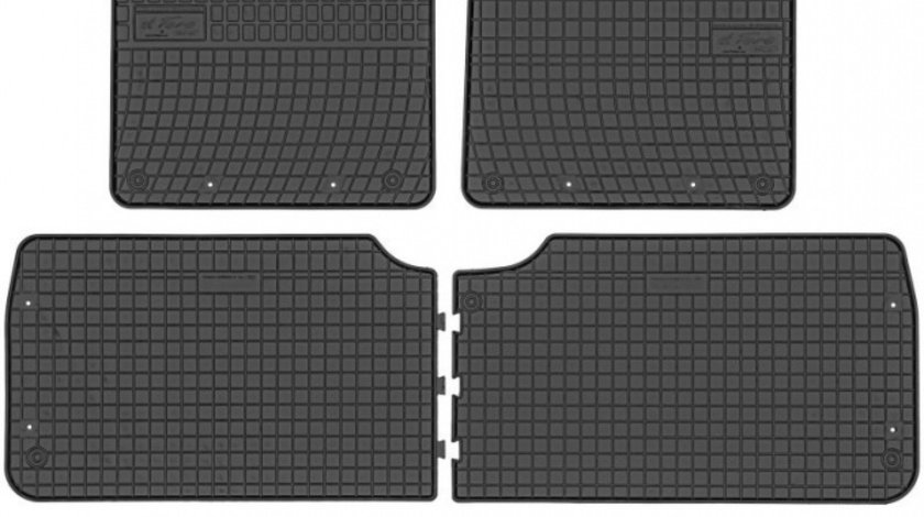 Set Covorase Auto Cauciuc Negro Ford Galaxy 1 1995-2006 7 Locuri 0311 + 03117