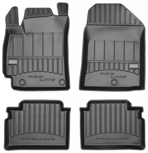 Set Covorase Auto Cauciuc Negro Hyundai Getz 2001-2010 Pro Line Tip Tavita 3D 3D426511