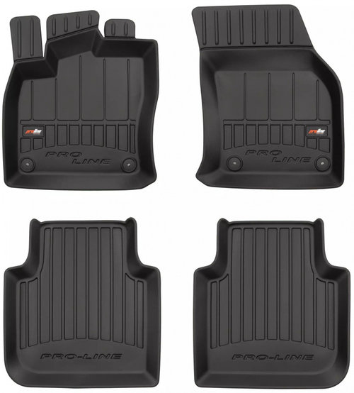 Set Covorase Auto Cauciuc Negro Seat Tarraco 2018→ Pro Line Tip Tavita 3D 3D407275