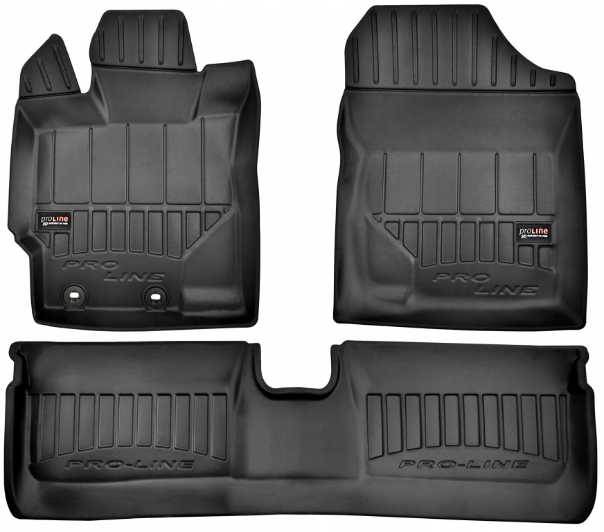 Set Covorase Auto Cauciuc Negro Toyota Auris 2 2012-2018 Pro Line Tip Tavita 3D 3D425484