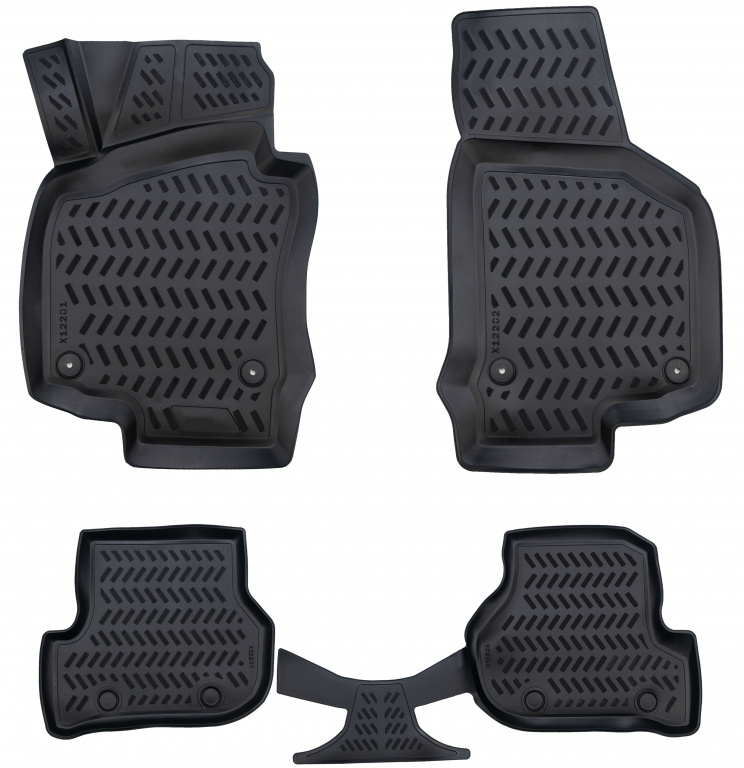 Set Covorase Auto Cauciuc Tip Tavita Premium Seat Leon 2 2005-2013 3D AP-1050, A80 201022-78