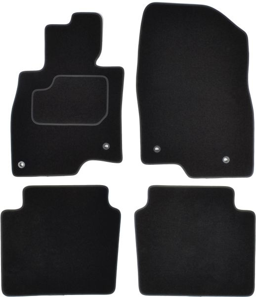 Set Covorase Auto Mocheta Fata + Spate Mammooth Mazda 6 3 2012→ Negru MMT A041 MAZ92 PRM 01