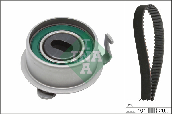 Set curea de distributie (530035510 INA) DODGE,HYUNDAI,KIA