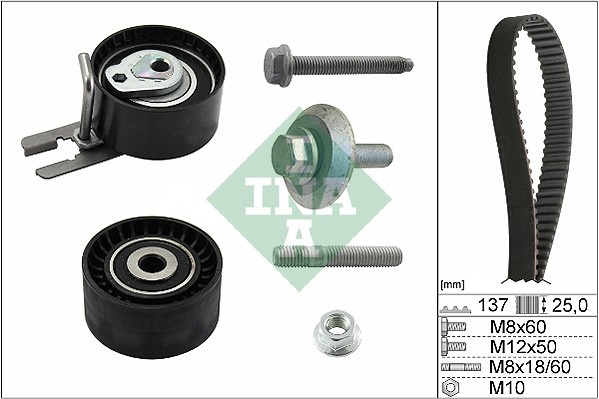 Set curea de distributie (530037510 INA) Citroen,FIAT,FORD,MINI,PEUGEOT,SUZUKI,VOLVO