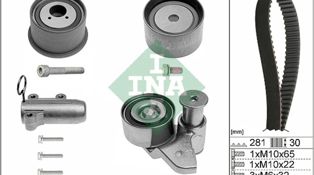 Set curea de distributie (530048010 INA) AUDI,AUDI (FAW)