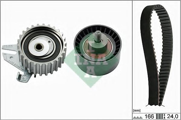 Set curea de distributie ALFA ROMEO 145 (930) (1994 - 2001) INA 530 0226 10 piesa NOUA