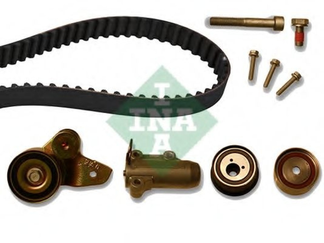 Set curea de distributie AUDI A6 (4B2, C5) (1997 - 2005) INA 530 0480 10 piesa NOUA