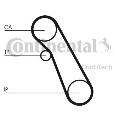 Set curea de distributie FORD C-MAX (DM2) (2007 - 2016) CONTITECH CT983K1 piesa NOUA