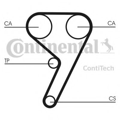 Set curea de distributie FORD FOCUS III Limuzina (2010 - 2016) CONTITECH CT881K6 piesa NOUA