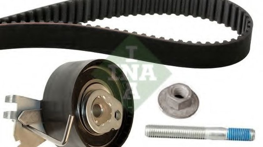 Set curea de distributie PEUGEOT 106 II (1) (1996 - 2016) INA 530 0334 10 piesa NOUA