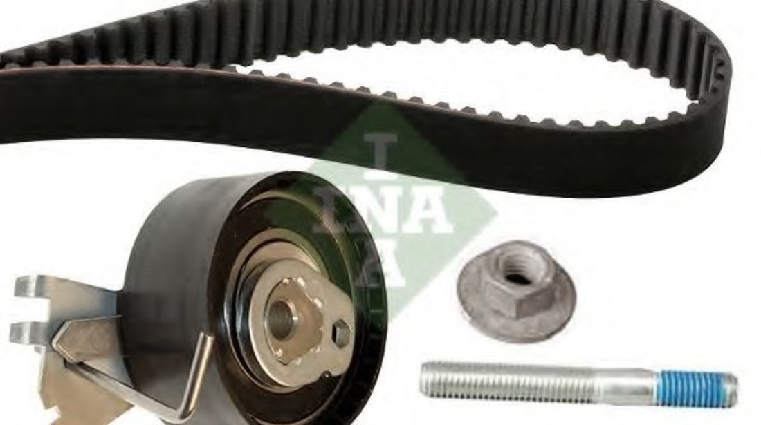 Set curea de distributie PEUGEOT 106 II (1) (1996 - 2016) INA 530 0335 10 piesa NOUA