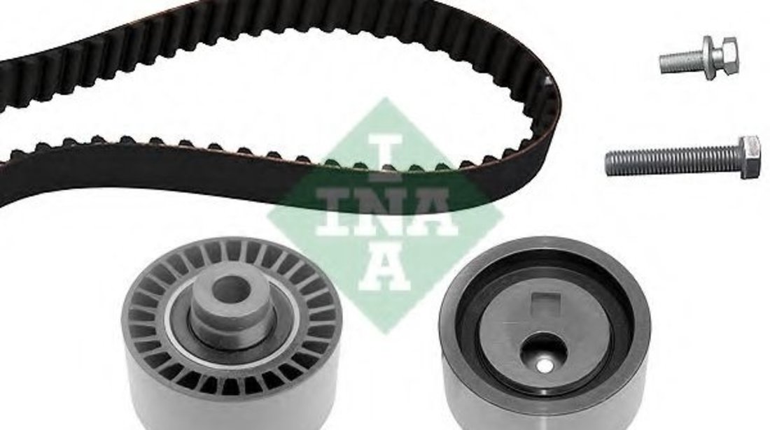 Set curea de distributie PEUGEOT 406 (8B) (1995 - 2005) INA 530 0470 10 piesa NOUA