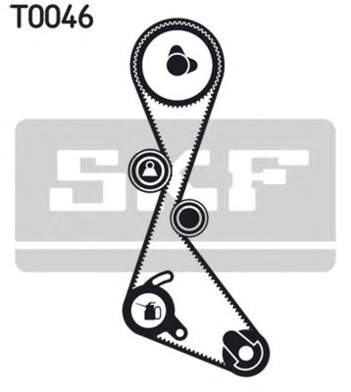 Set curea de distributie RENAULT LAGUNA I Grandtour (K56) (1995 - 2001) SKF VKMA 06101 piesa NOUA