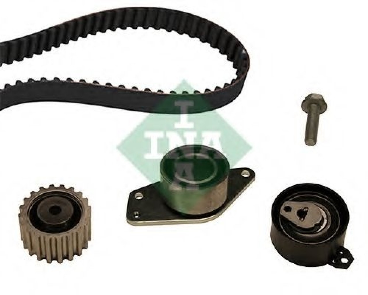 Set curea de distributie RENAULT MEGANE I Classic (LA0/1) (1996 - 2006) INA 530 0357 10 piesa NOUA