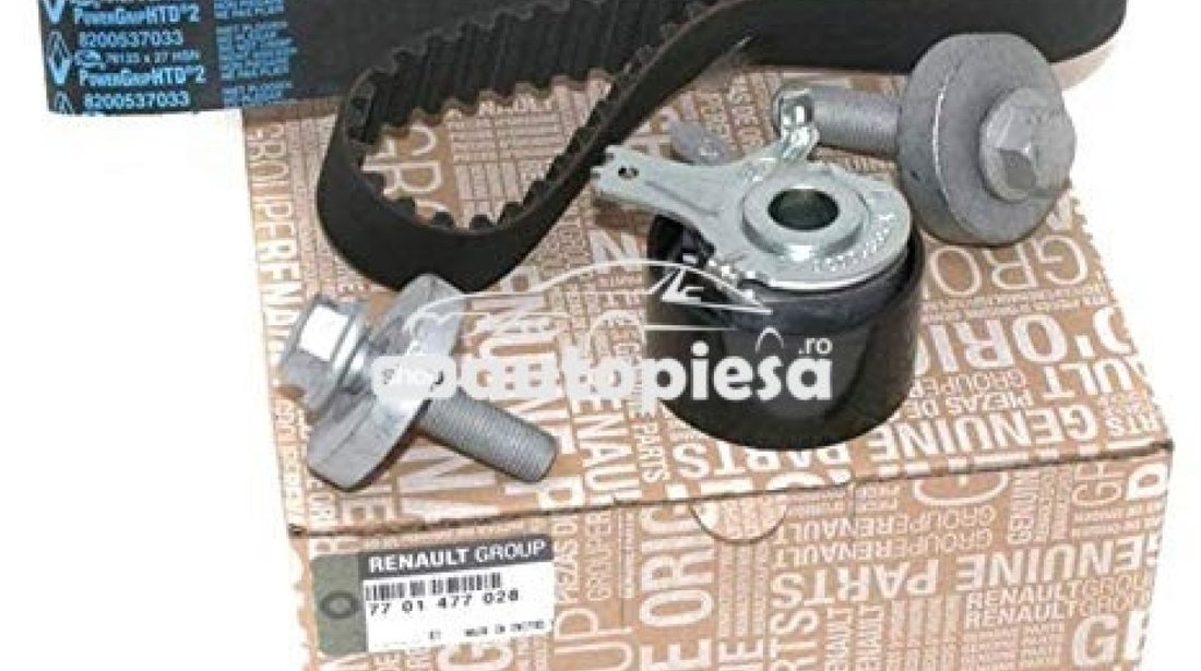 Set curea de distributie RENAULT MEGANE II (BM0/1, CM0/1) (2002 - 2011) OE 7701477028 piesa NOUA